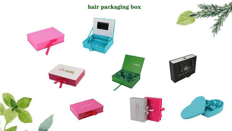 Versatile Hair Extension Packaging Boxes Water Resistant High Capacity