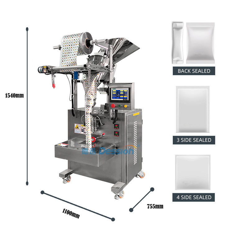 Multi Function 1.2KVA Automatic Powder Packaging Machine For Instant Coffee Salt