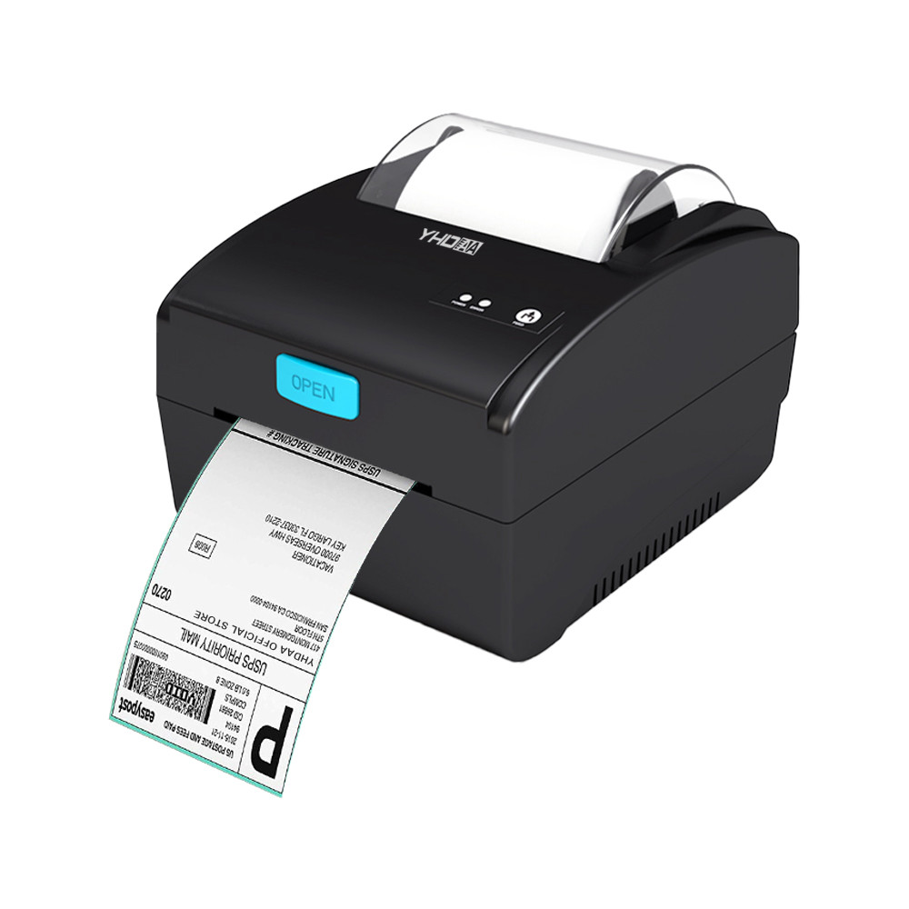80MM Thermal Barcode Printer Bluetooth Thermal Sticker Label Printer 160mm/Sec
