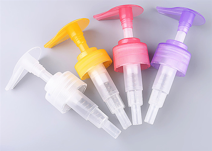 24 / 410 Lotion Pump Dispenser SS304 Spring Material Ribbed Closure Type