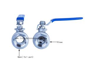 China 2 PC 3/8 Inch Ball Manifold Valve Male To Female Stainless Steel wholesale