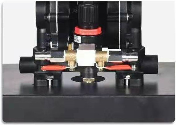 DN15 PVDF Chemical Electric Double Diaphragm Pump 1.5mm Air Driven