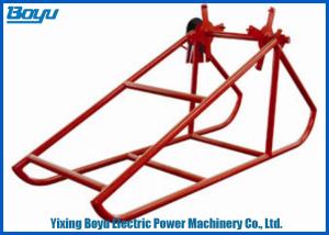 China 20kn - 30kN Cradle Reel Elevators Welded Steel For Tension Stringing wholesale
