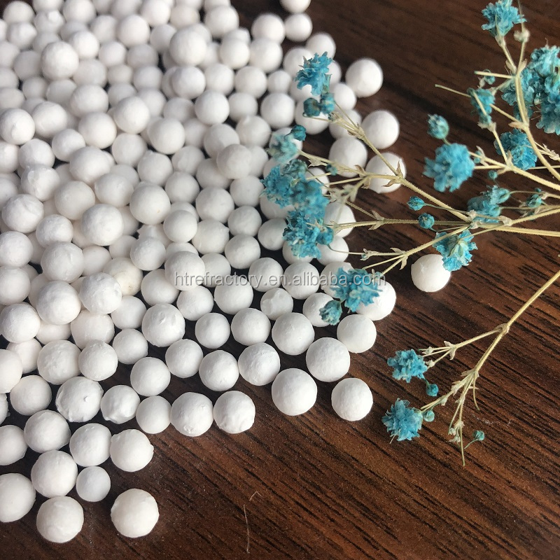 30mm 40mm 50mm 60mm Al2O3 Alumina Ball Ceramic Grinding Balls for Ball Mill Tunnel Kiln