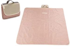 China Ripstop Family Picnic Blanket With Thick Waterproof PVC Backing wholesale