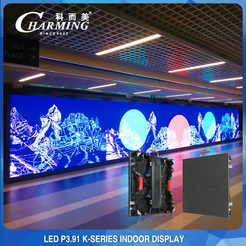 Anti Collision P3.91 Waterproof Indoor LED Screen For Stage Background