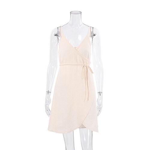 OEM maufactory Summer Suspender Nighttime Wrapped Sexy Double Layer Gauze Pajamas Ladies' Home Service