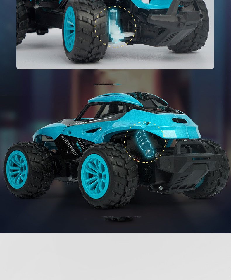 Boys' Birthday Gift 2.4G Remote Control High Speed Vehicle with Strong Power and Fun