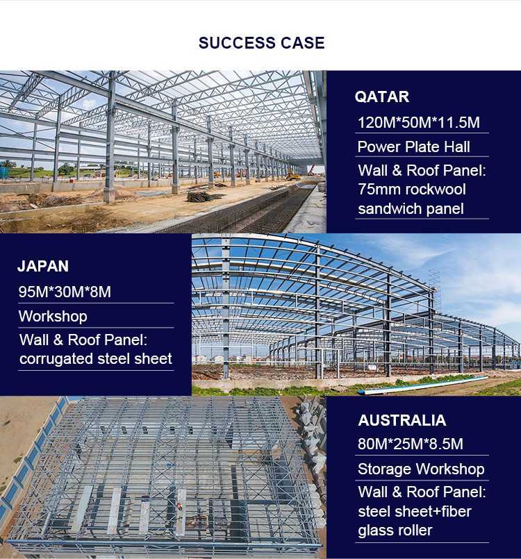 Prefabricated Building Almacen Q235, Q345 Entrepot Prefabrique