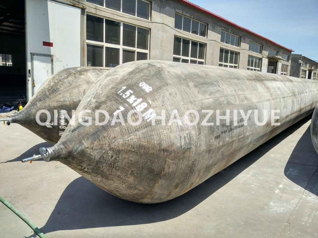 1.5x15m Ship Launching Rubber Airbag 0.05 To 0.22Mpa