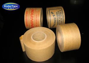 China Reinforced Printed Gummed Brown Paper Tape With Fiber Glass Inside wholesale