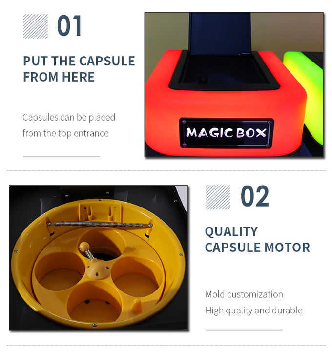Magic Box Capsule Vending Machine for Shopping Mall Capsule Toy Machine for Grocery Store