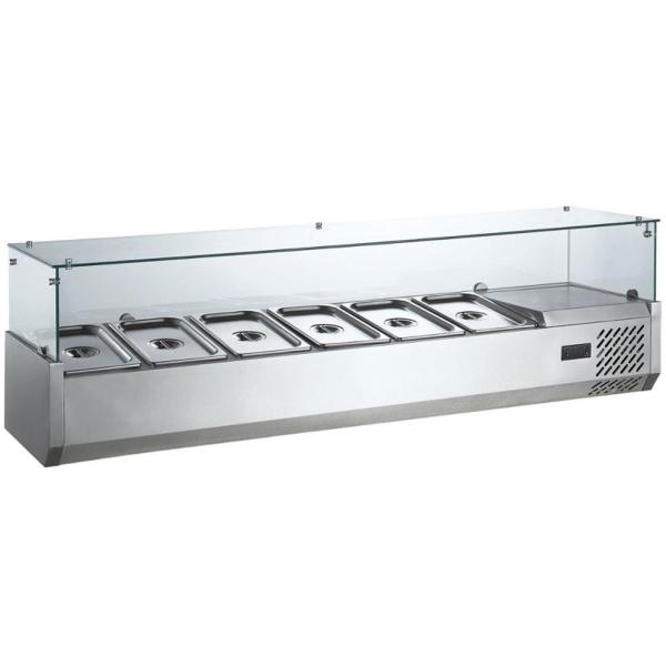 Salad Bar Refrigerator Sale/Buffet Salad Bar Refrigeration Equipment