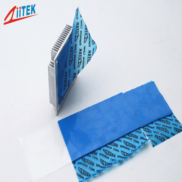 Heat Dissipation 7W Thermal Conductive Silicone Pad For Micro Heat Pipe Thermal Solutions