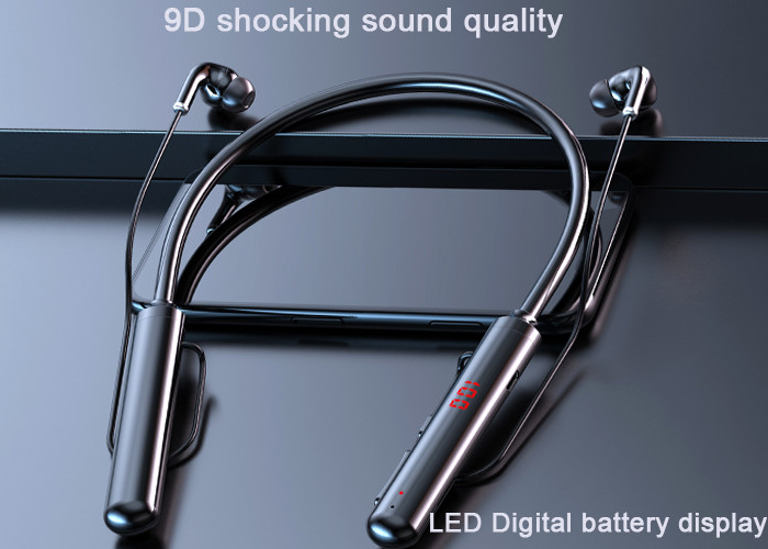 Sports 10M Neckband Bluetooth Headphones CVC8.0 Noise Reduction Bluetooth Earphones