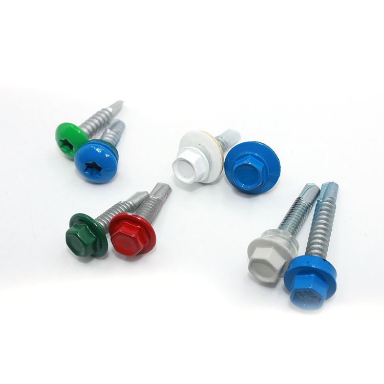 Building Roofing Hex Head Self Drilling Screws With Rubber Washers ISO9001 2015 Certified