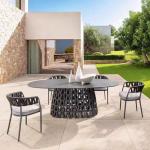 NO Folded Outdoor Patio Furniture Restaurant Garden Sets with Dining Garden