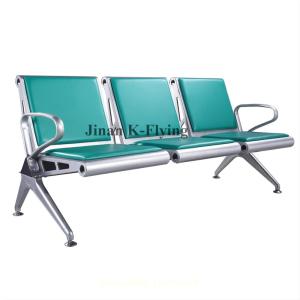 China Cast Iron Hospital Waiting Room Chairs PU Leather wholesale
