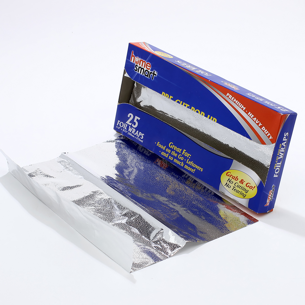 Customized Disposable Aluminum Foil Paper Sheet for Food Packaging and Household BBQ