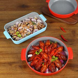 China Scratch Resistant Double Color Melamine Dinner Plates Dishwasher Colorful Dinnerware wholesale