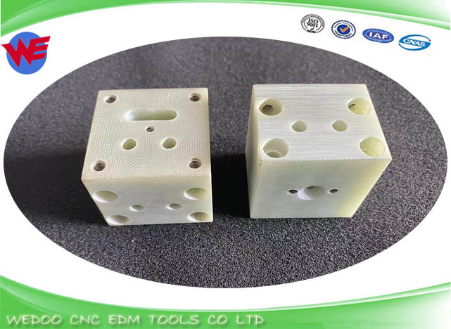 A290-8101-X509 Upper Isolator Plate Fanuc EDM Parts A-C Series 40*40*34 GUIDE BASE