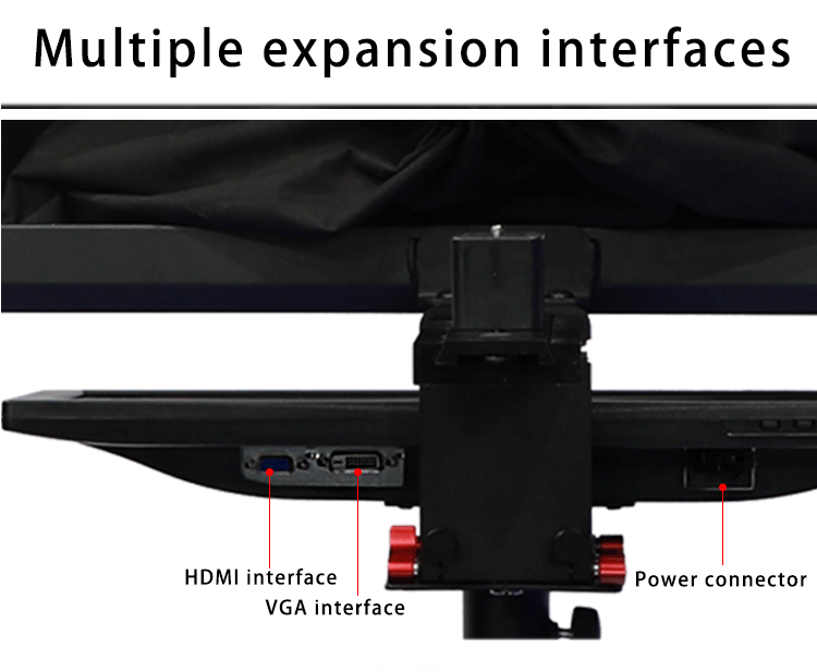 TS2200 Dual Screen Studio Teleprompter for Laptop Private Mold Live Sports Application