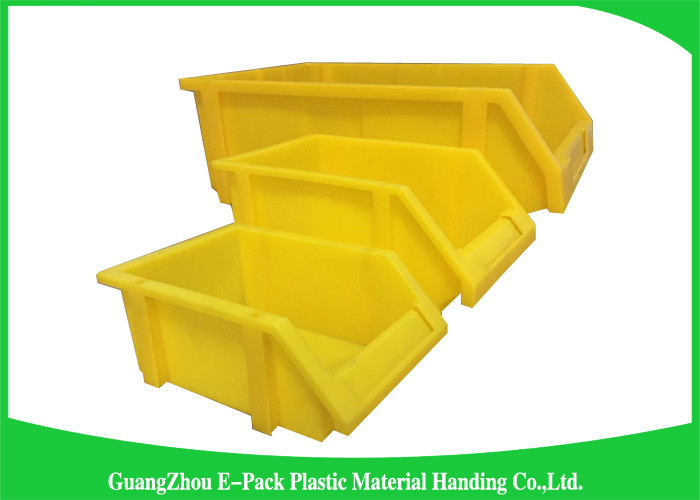 Customized Industrial Plastic Storage Containers , Standard Size Stackable Storage Bins