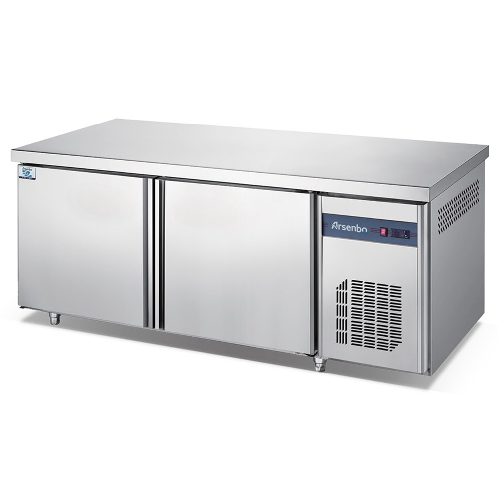 Restaurant Commercial Undercounter Freezer 350W Multiscene Silver Color