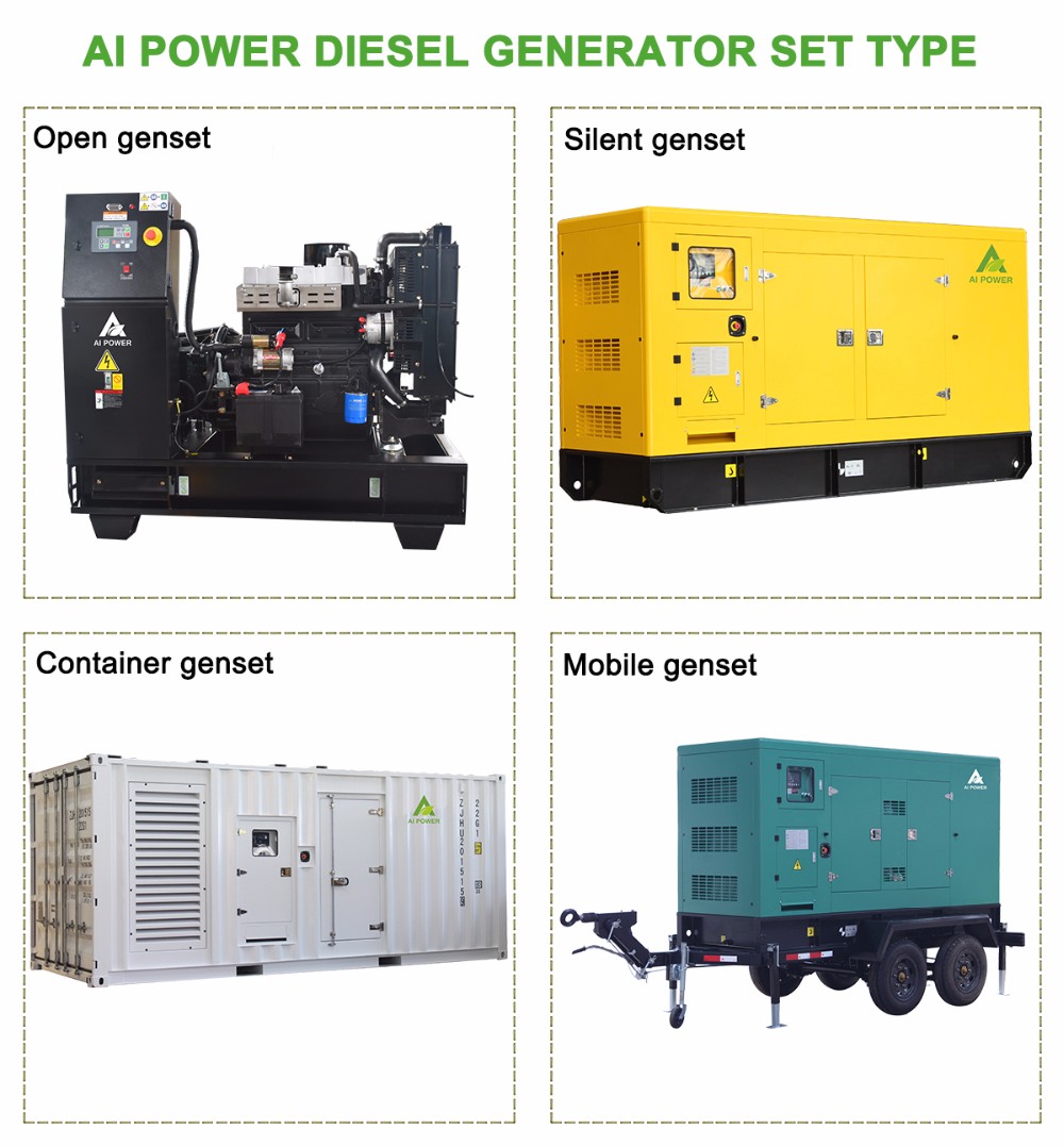 480V 1800 Rpm Liquid Cooled Generator 60HZ Emergency Diesel Generator