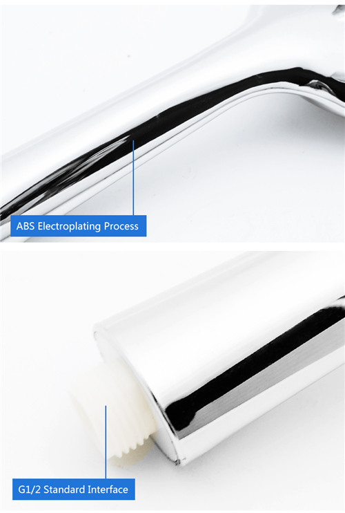 5 Functional Modes Rainfall Shower Head With Handheld Shower Hose Length 146cm