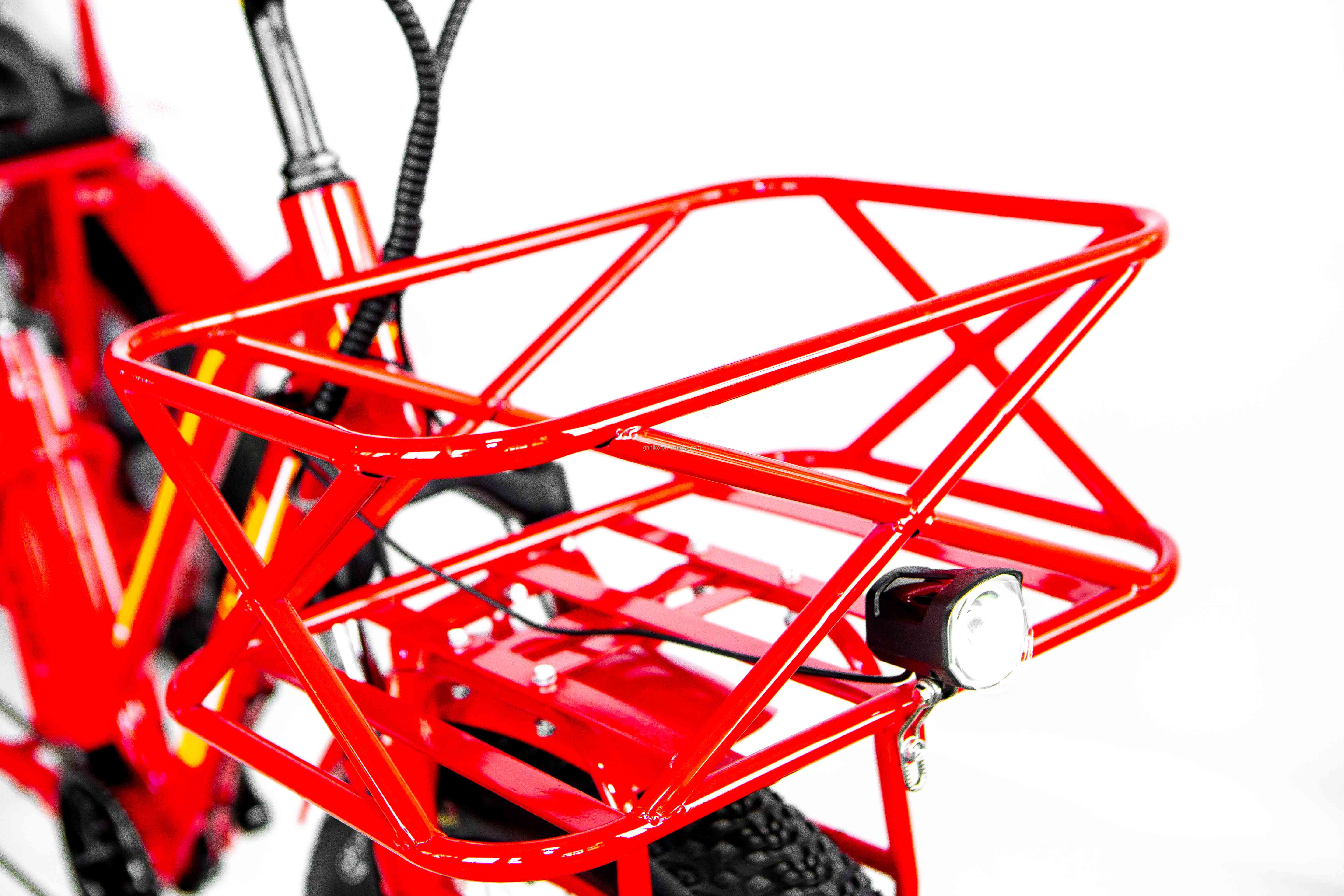 Front Hub Motor 750W 21AH Lithium Electric Tricycle for 2 People 24" Snow Tire 40KM/H