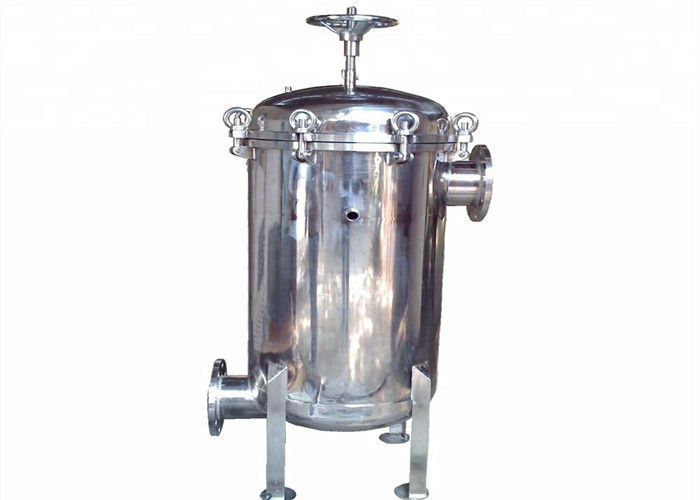 IN / OUT High Pressure Filter Housing , Multi Bag Filter Housing With 304 SS 2" Flange