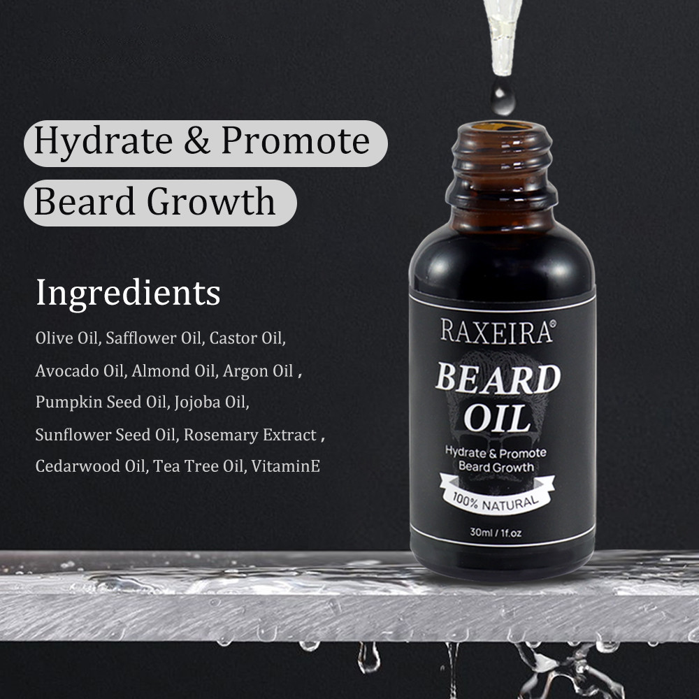 Private Label Organic Soften Moisturizing Strength Beard Growth Oil For Men