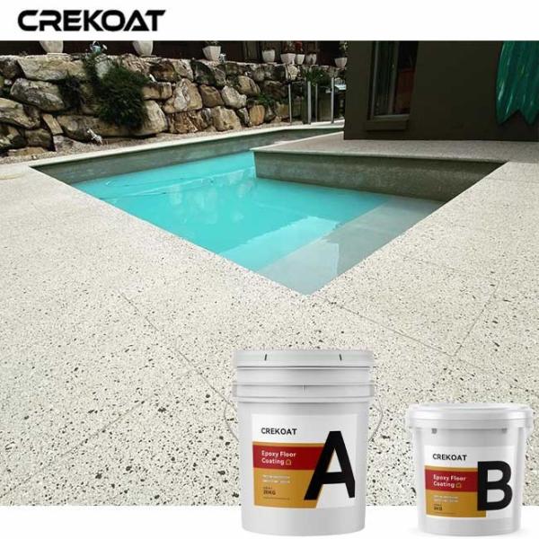 China Industrial Epoxy Flake Floor Coating High Gloss Water Resistant wholesale