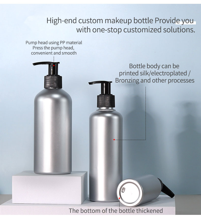 Aluminum Travel Spray Bottle Mini Reusable Perfume Bottle Cosmetic Container