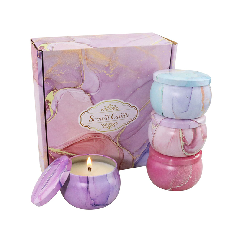 Tin Scented Soy Tea Light Candles Aromatherapy Type 15hours Burning