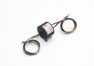 China Precious Metals Miniature Through Bore Slip Ring 0~300rpm Working Speed 380VAC wholesale