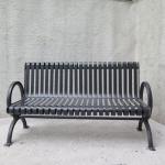 Urban Street Furnitures ISO14001 Stainless Steel Garden Bench