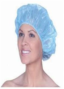 China Long Hair Disposable Head Cover Easy Fit Hospital Consumbles Blue Color High Sanitation wholesale