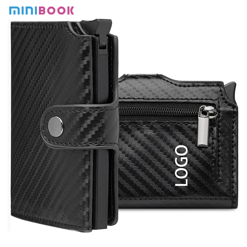 Effortless Card Access with Automatic Ejection and Genuine Leather RFID Card Holder