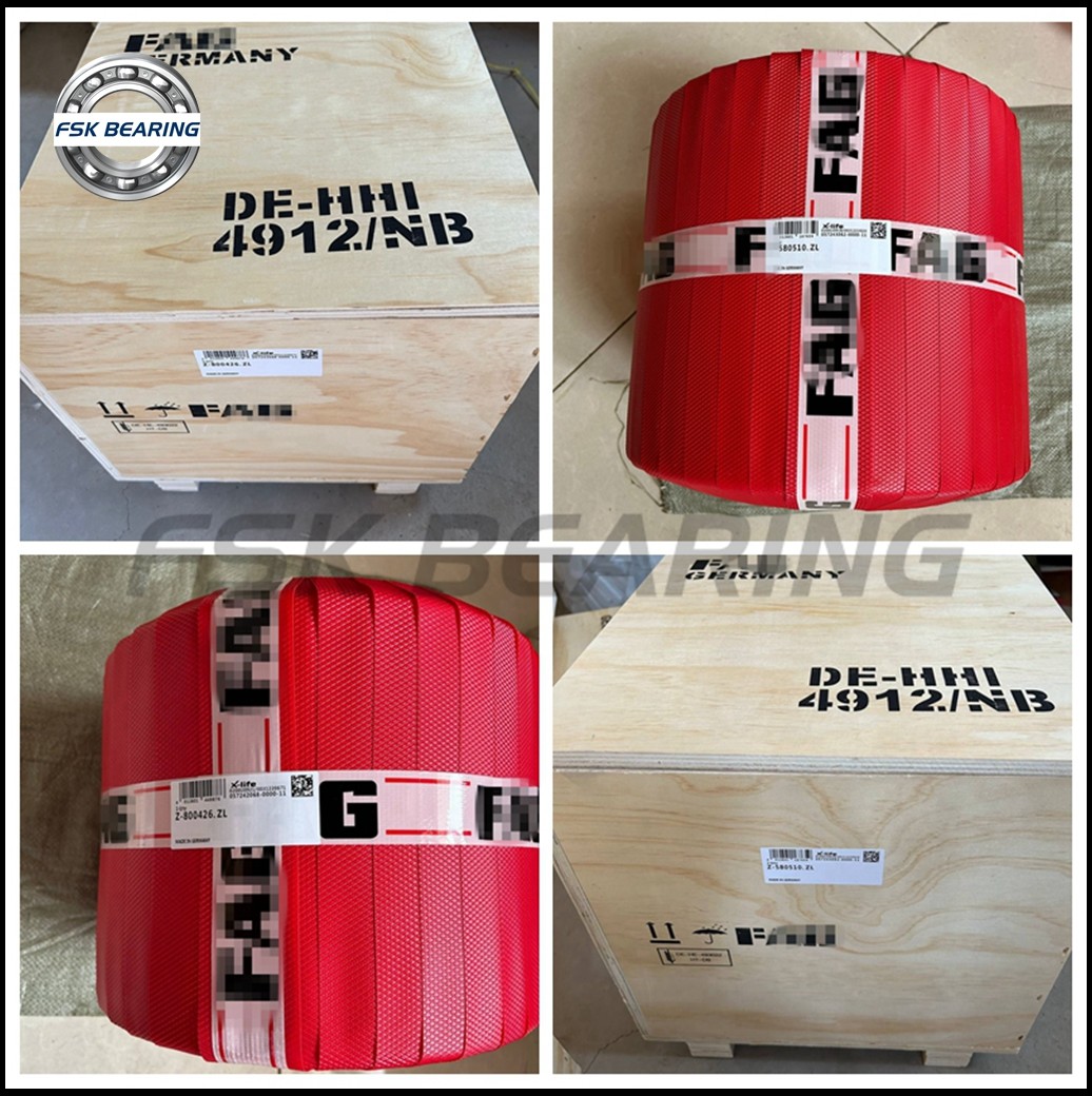 Euro Market 122FC85570 Cylindrical Roller Bearings ID 610mm OD 850mm Brass Cage