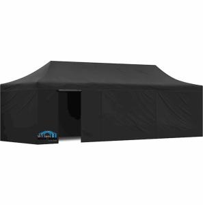 China Large Foldable Canopy Tent Hexagon Aluminum Profiles Clear Windows wholesale
