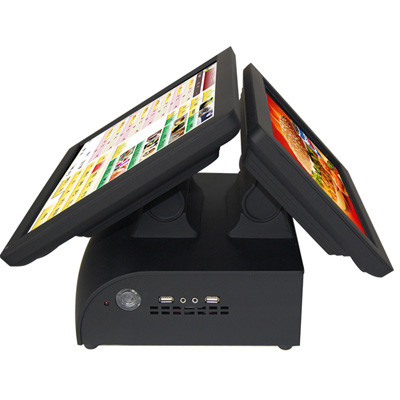 Karaoke Black Pos Touch Terminal , Cash Register Kiosk