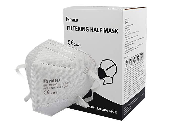 Anti Bacteria Earloop Style FFP2 Mouth Mask For Ourdoor Activities