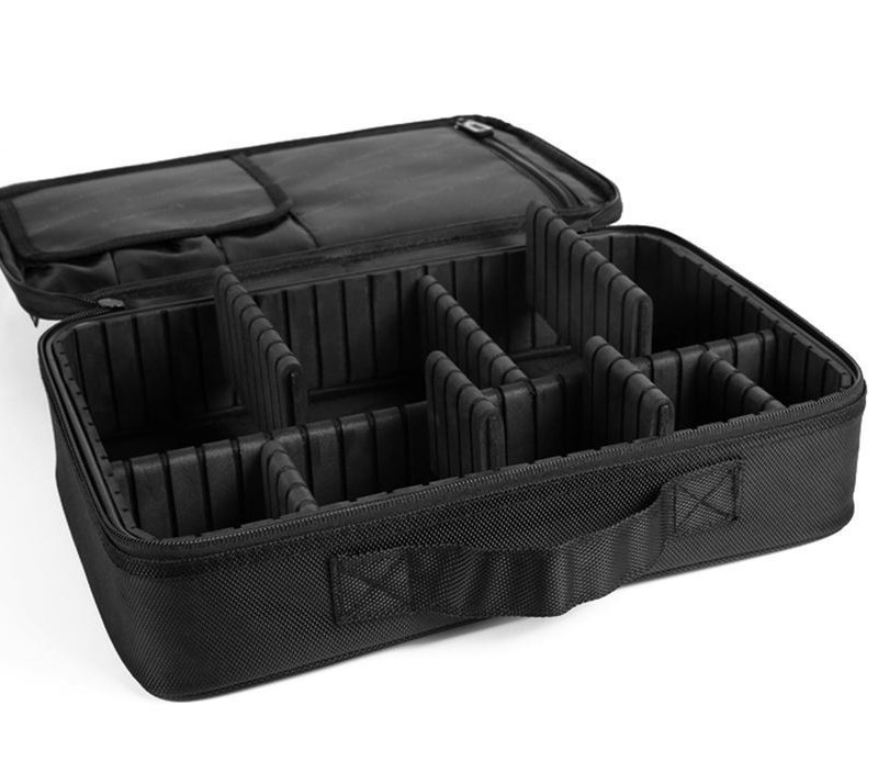 Women Portable Travel Oxford L34*D8cm Makeup Bag Case