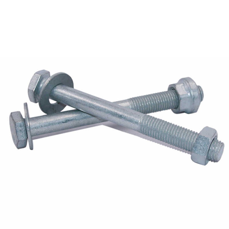 Highway Guardrail Round Head Hot Dip Galvanized Bolt for Roadway Safety Standards