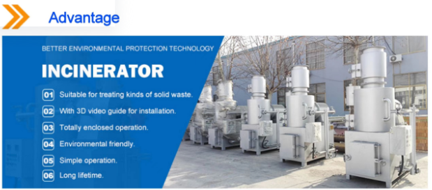 3000 kg Weight Pet Incinerators for Animal Farms Carbon Steel Raw Material