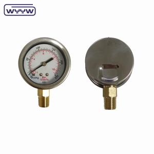 China Industrial manometer YN52mm hydraulic oil press pressure gauge 52mm 1/4NPT wholesale