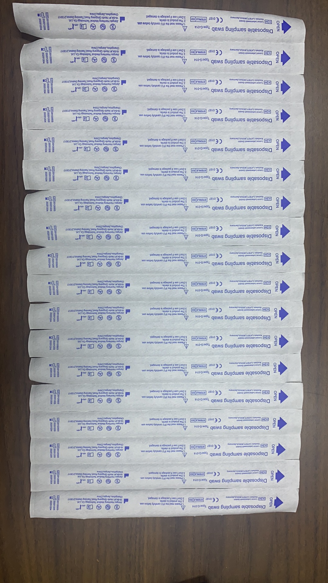 Sterile Long Medical Cotton Swabs