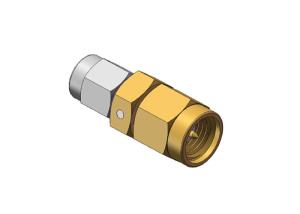 China Brass Gold Plated SMA Male to SSMA Male Adapter wholesale